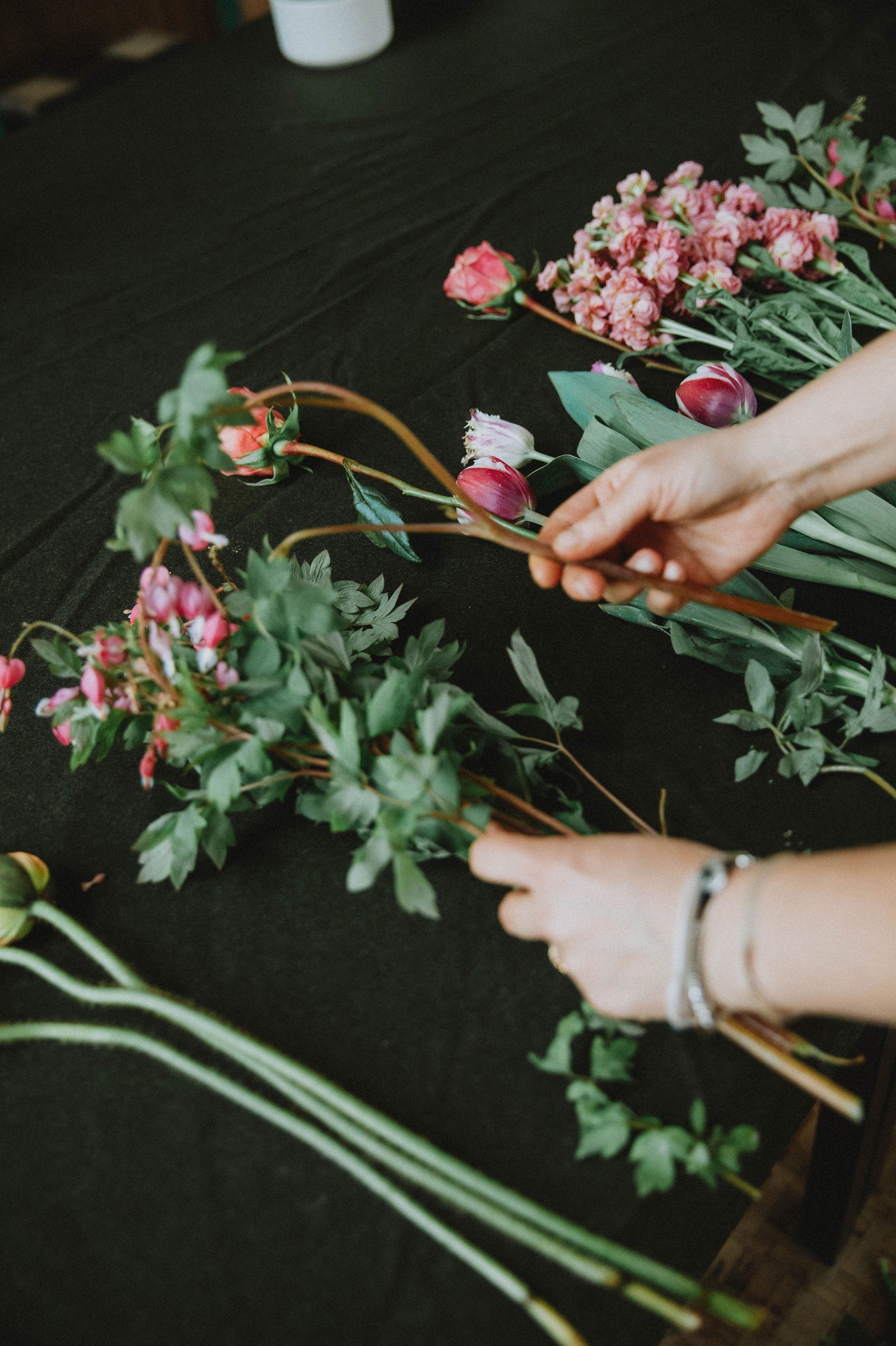 Boeket van seizoensbloemen