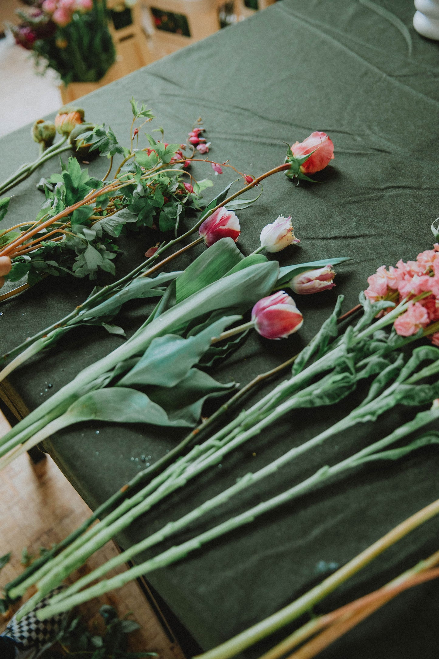Boeket van seizoensbloemen