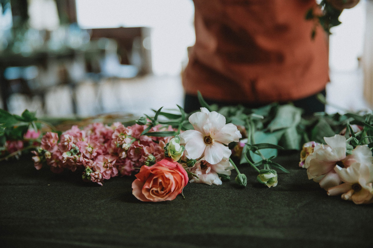 Boeket van seizoensbloemen