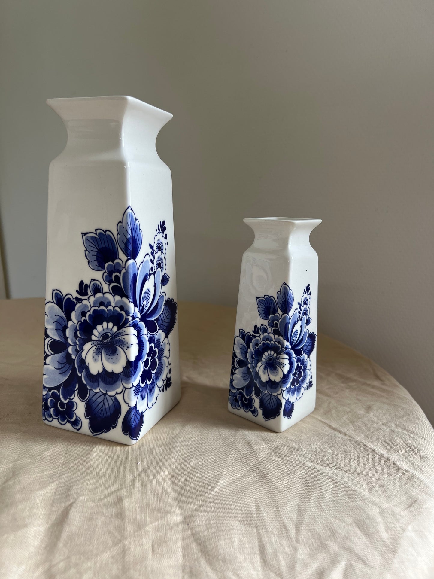 Heinen Delfts blauw // set 2 stuks