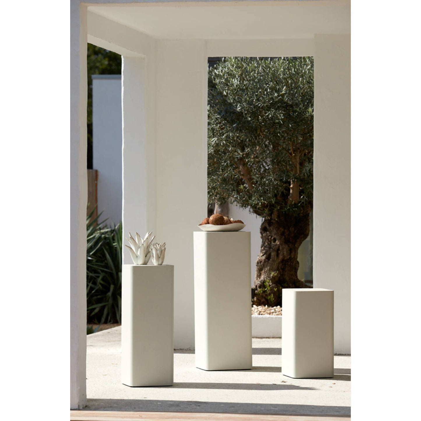 Zuil // Light & Living // crème // hoogte 100cm