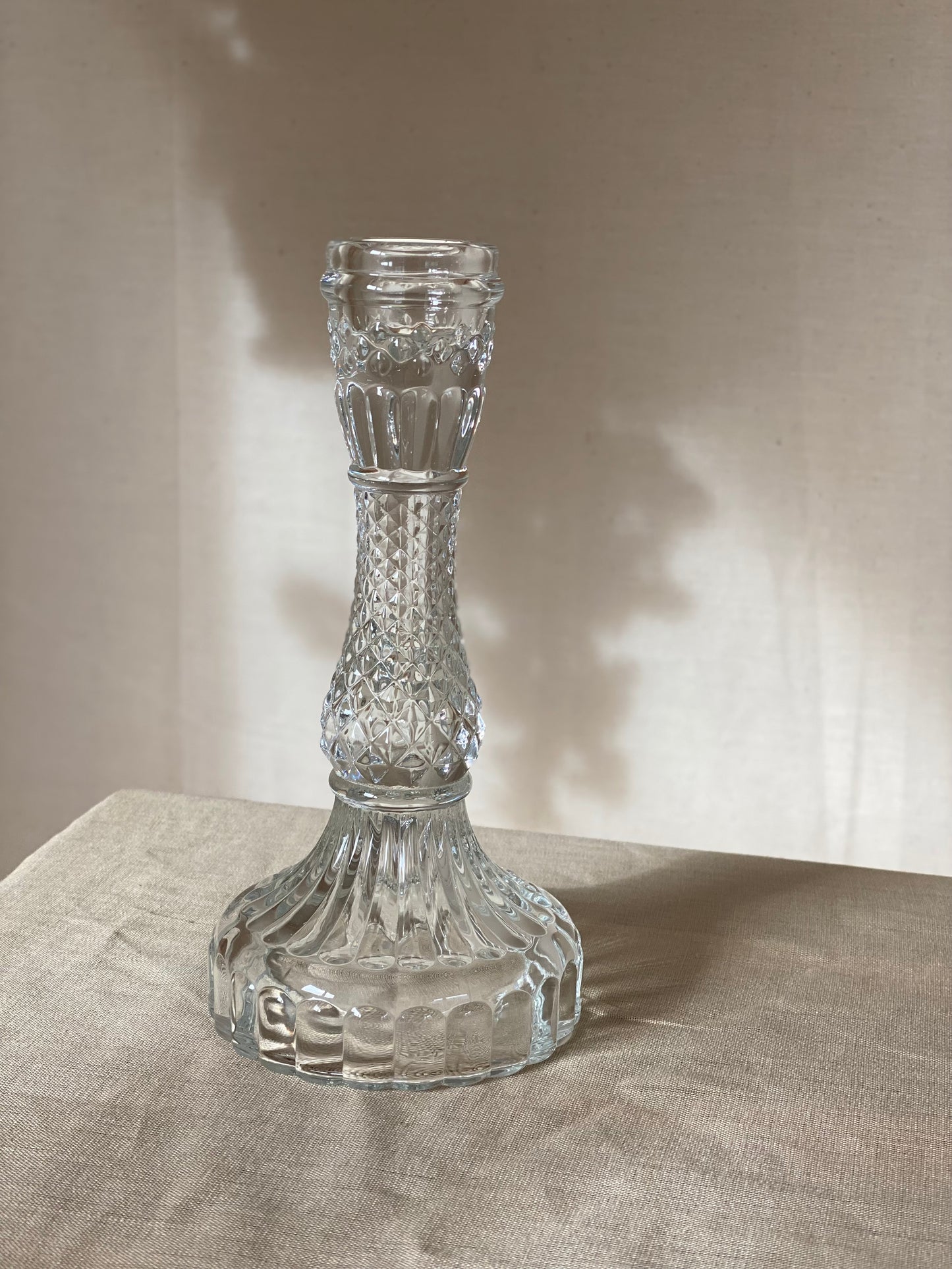 Kandelaar ‘perfect glass’ transparant