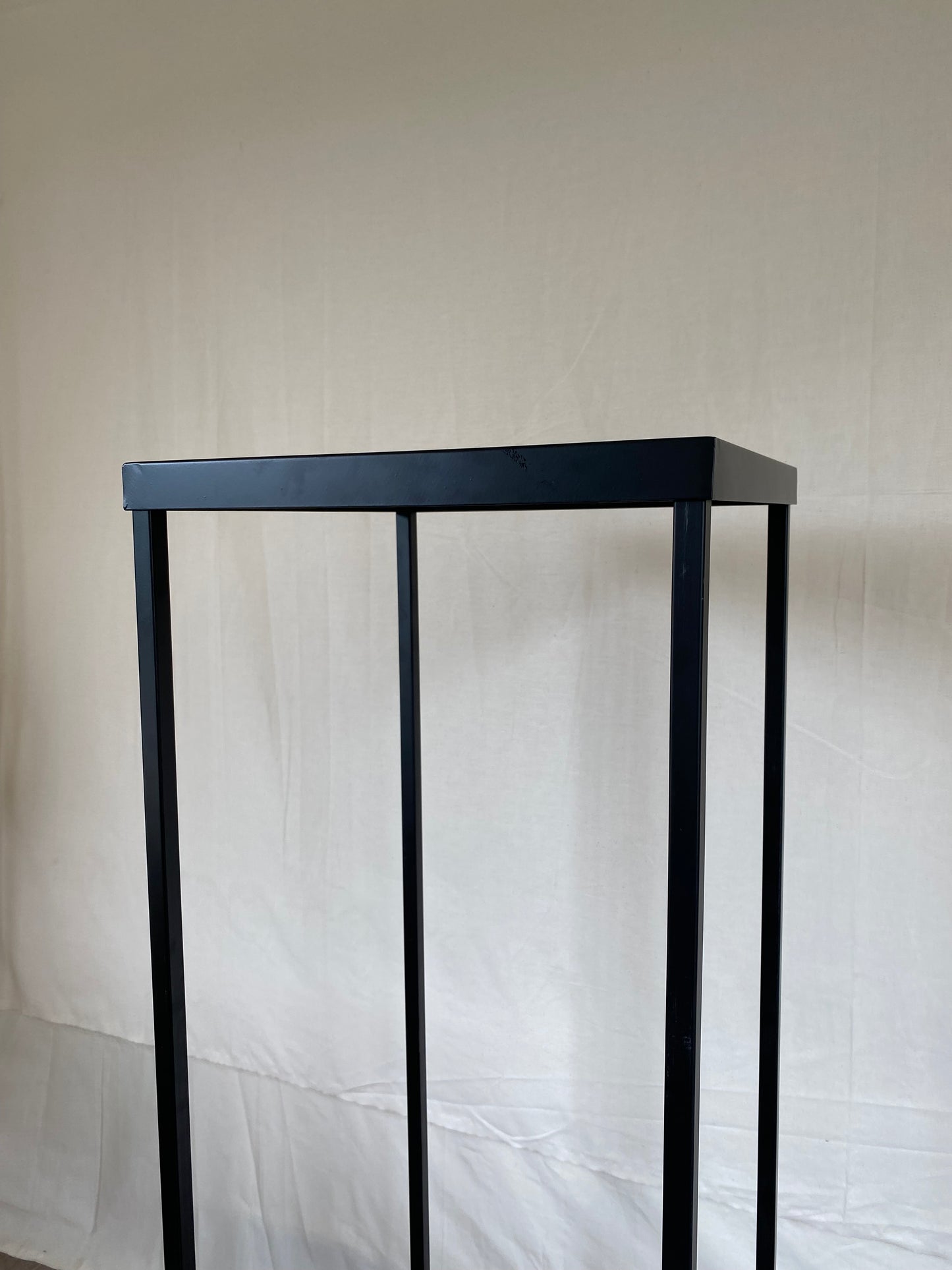 Sokkel zwart metaal 120cm