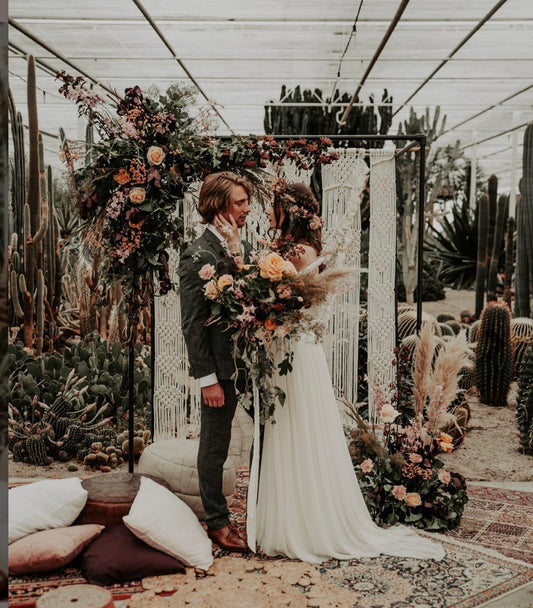 Backdrop // vierkant, metaal