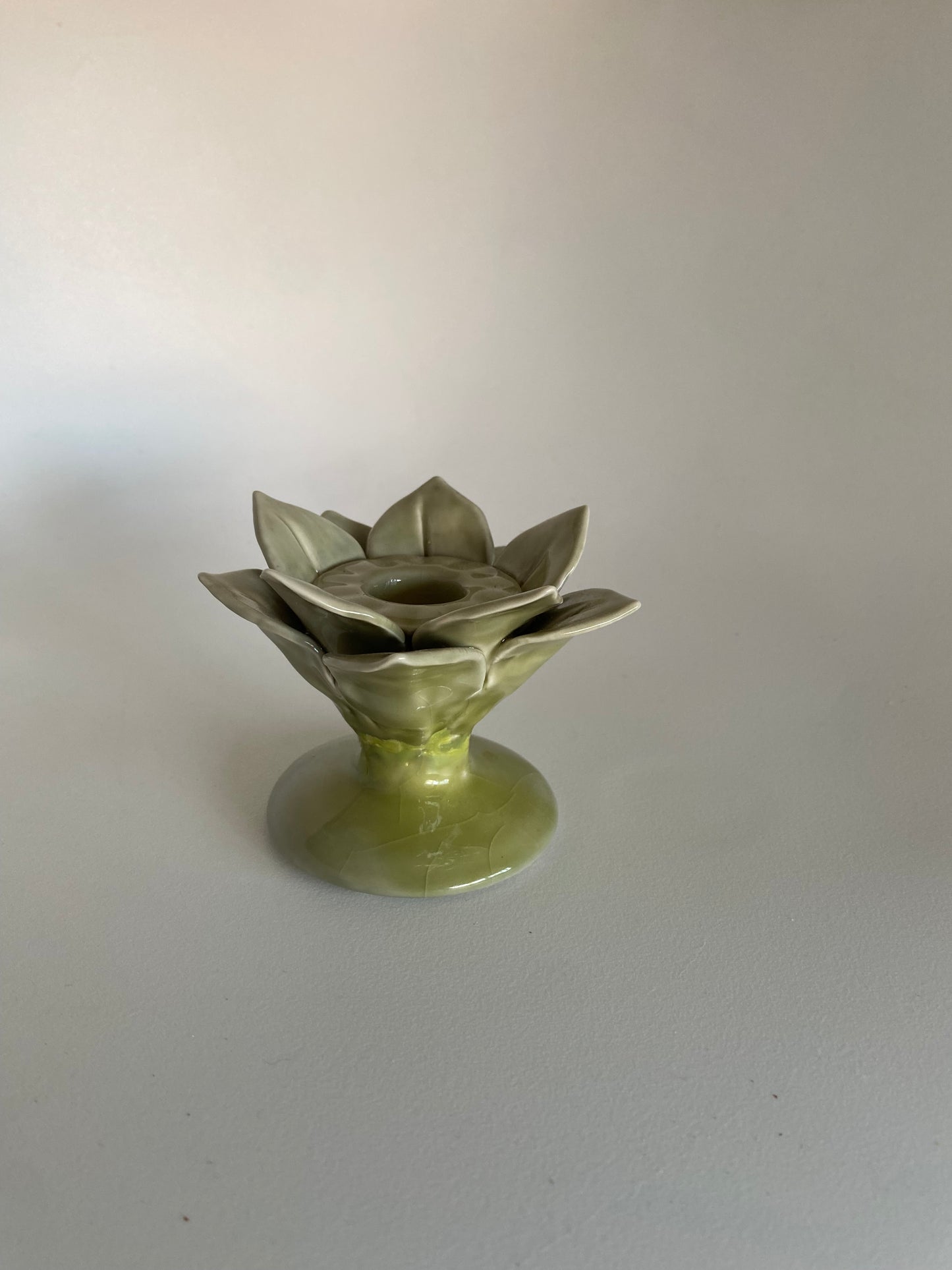 Kandelaar // groen ‘leaf’