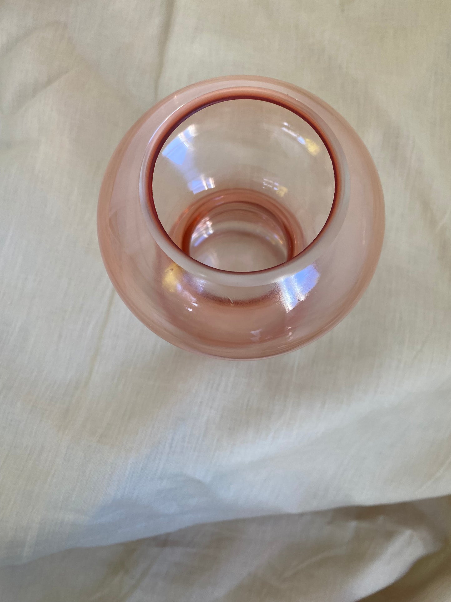 Vaasje licht oranje/roze M