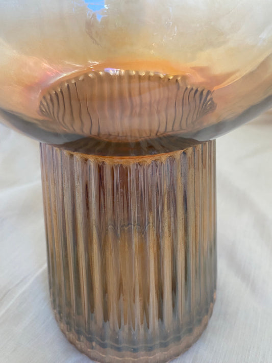 Vaas licht oranje/ glans