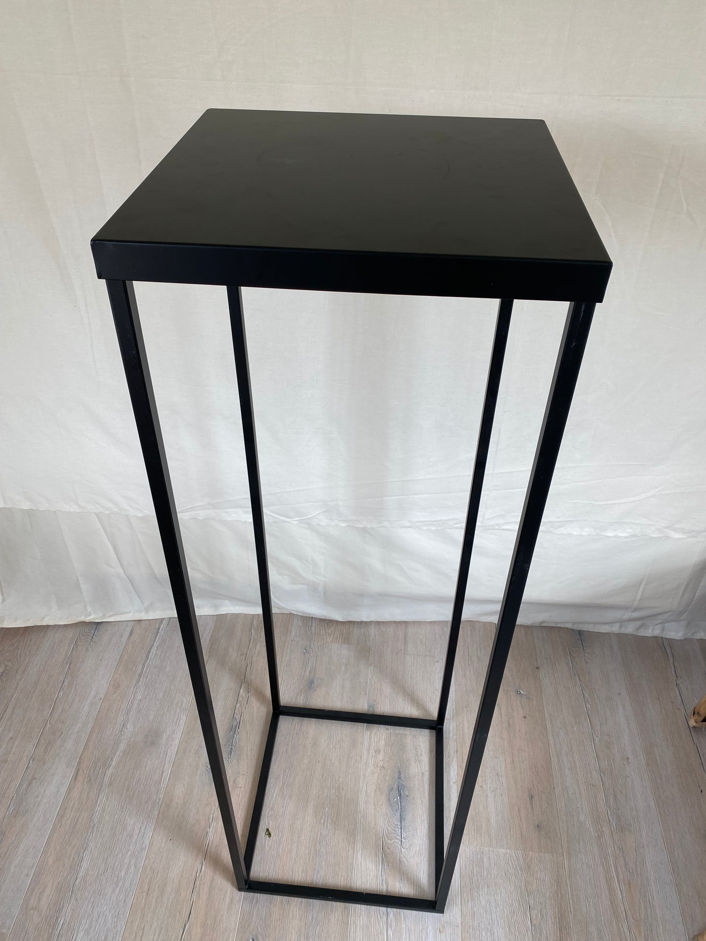 Sokkel zwart metaal 120cm