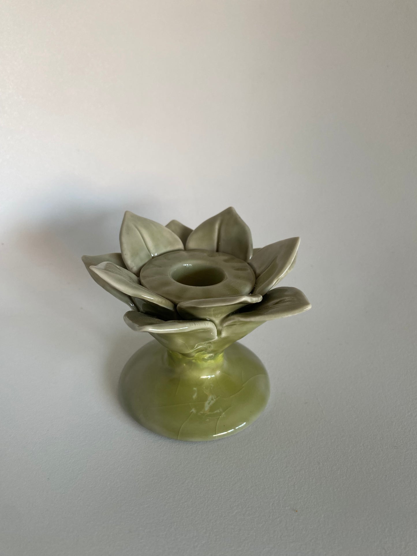 Kandelaar // groen ‘leaf’