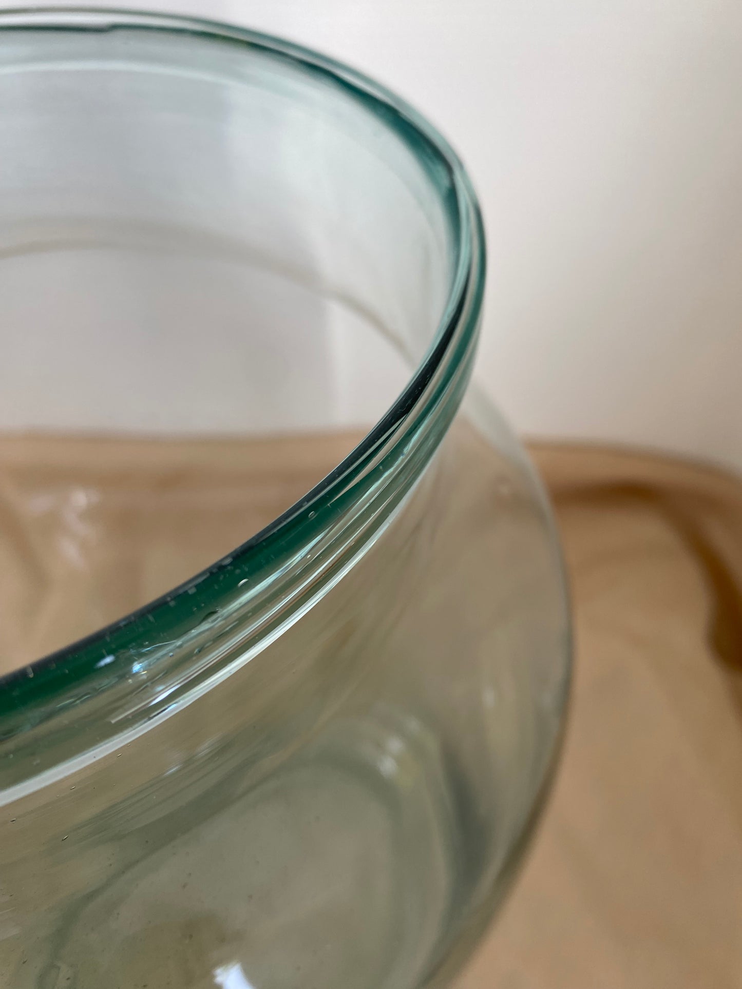 Vaas transparant glas ‘number 5’