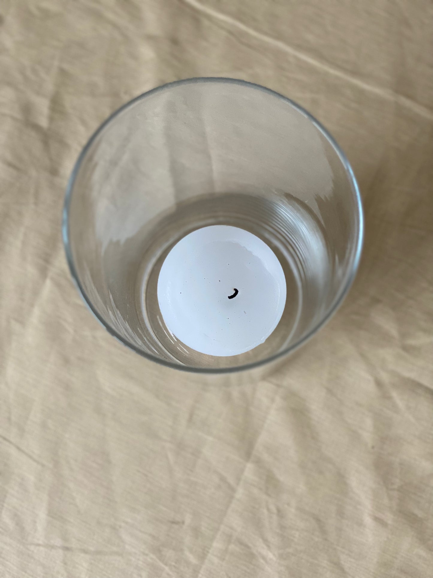 Glazen windlichten ‘transparant’ incl of excl kaars