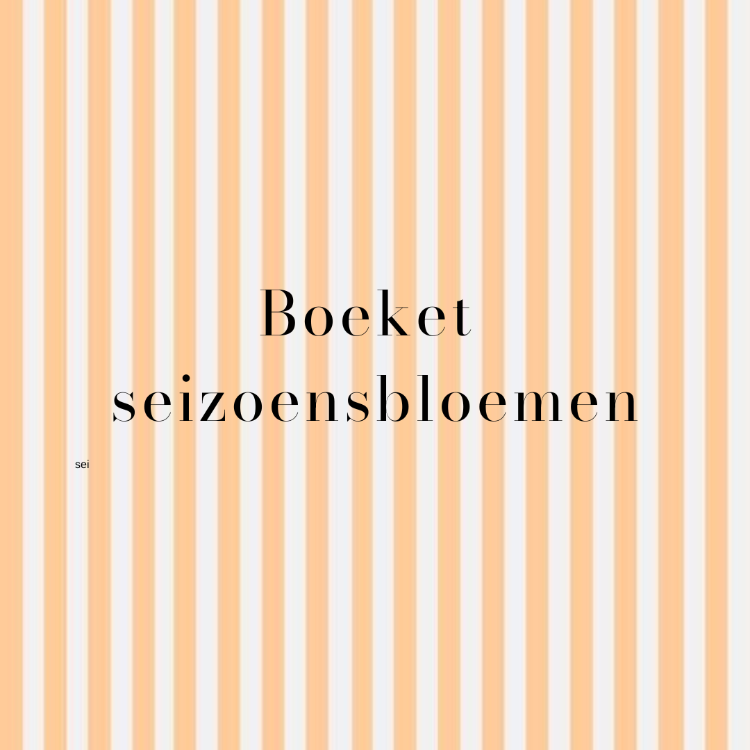 Boeket van seizoensbloemen