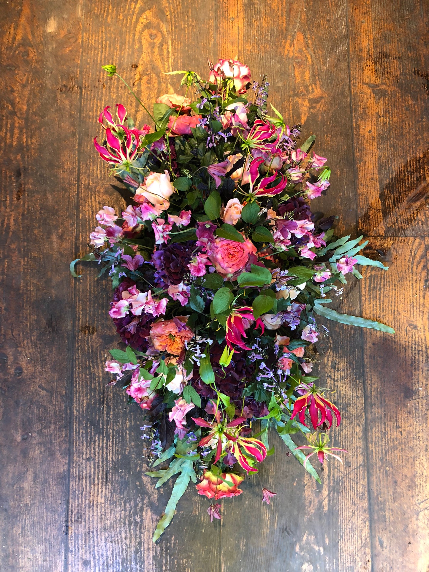 Uitvaart design No.1 'Pink & Red'