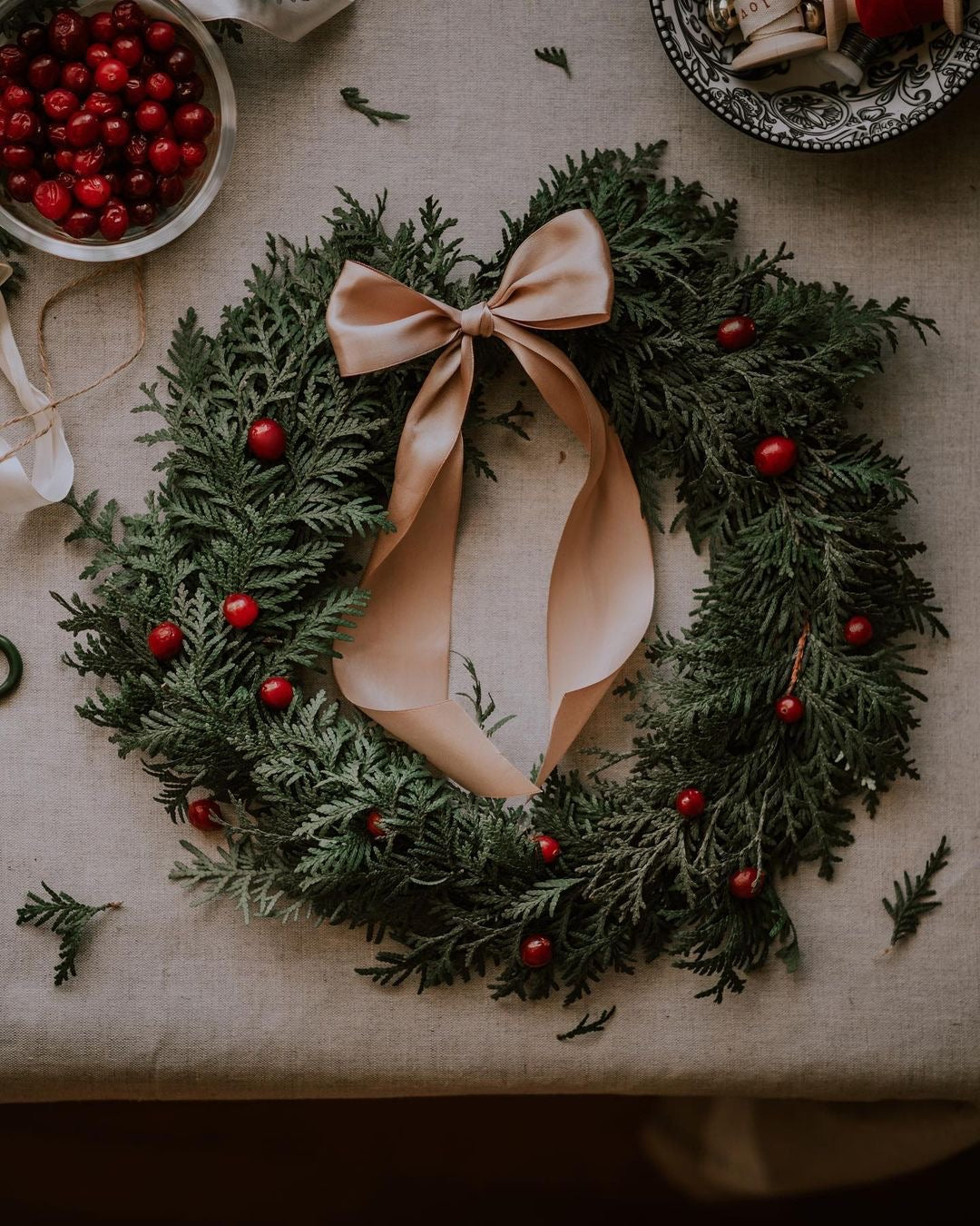 Workshop // Kerstkrans // 7 & 14 december 2025 // €49,50 // @Studio Haarlem