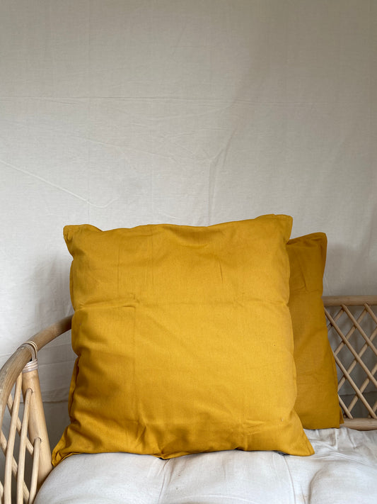 Kussen warm geel