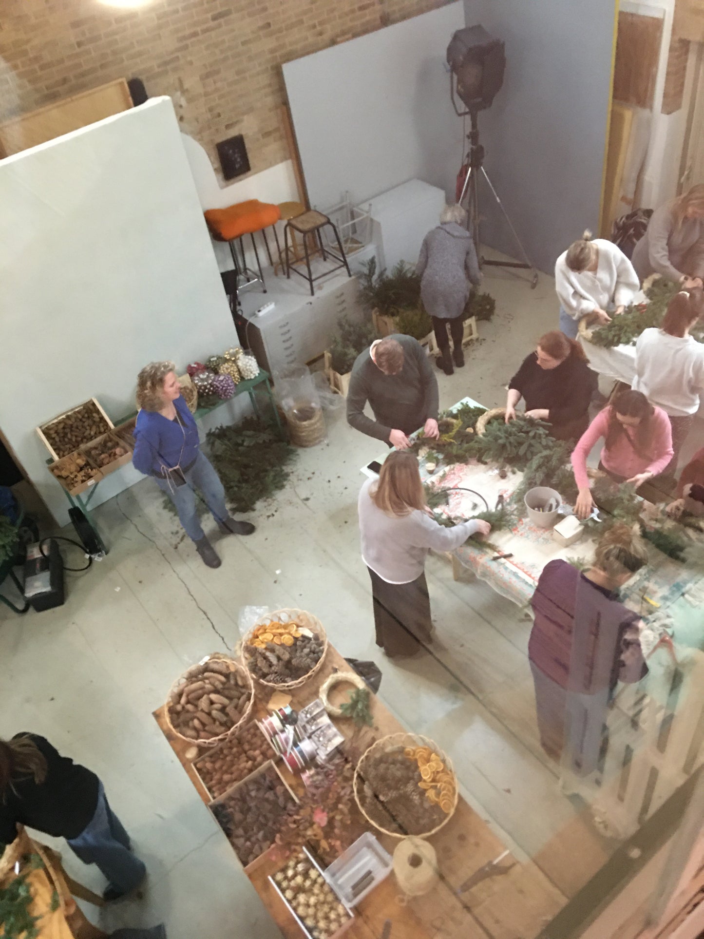 Workshop // Kerstkrans // 7 & 14 december 2025 // €49,50 // @Studio Haarlem