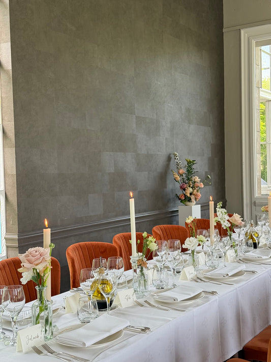 Kandelaren // Glas transparant diverse hoogte