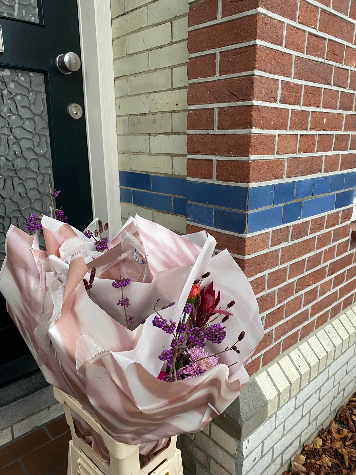Boeket van seizoensbloemen