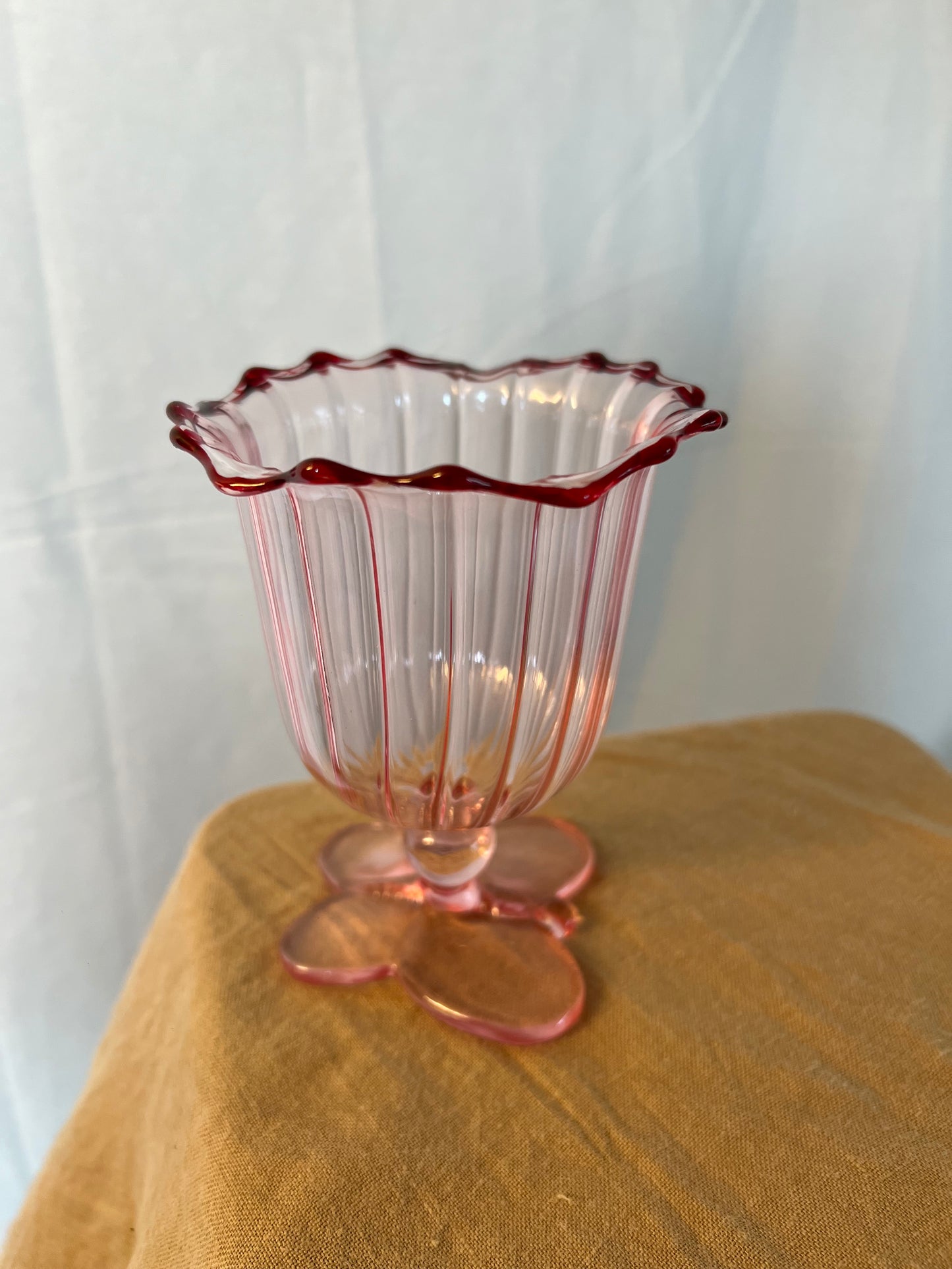 Set van glas // huur incl prikker voor Ikebana