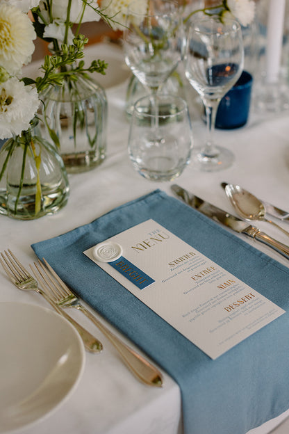 Servetten // licht blauw