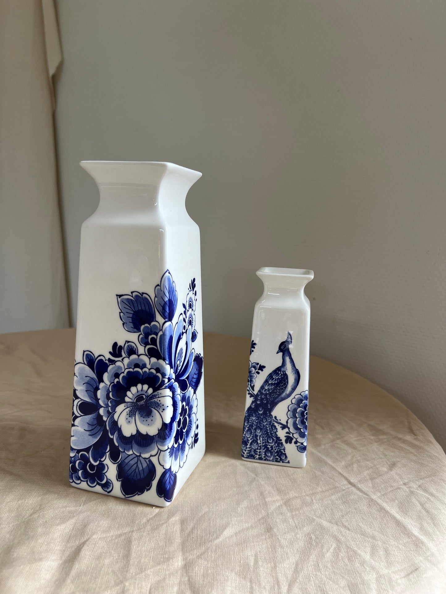 Heinen Delfts blauw // set 2 stuks
