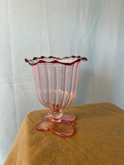 Set van glas // huur incl prikker voor Ikebana