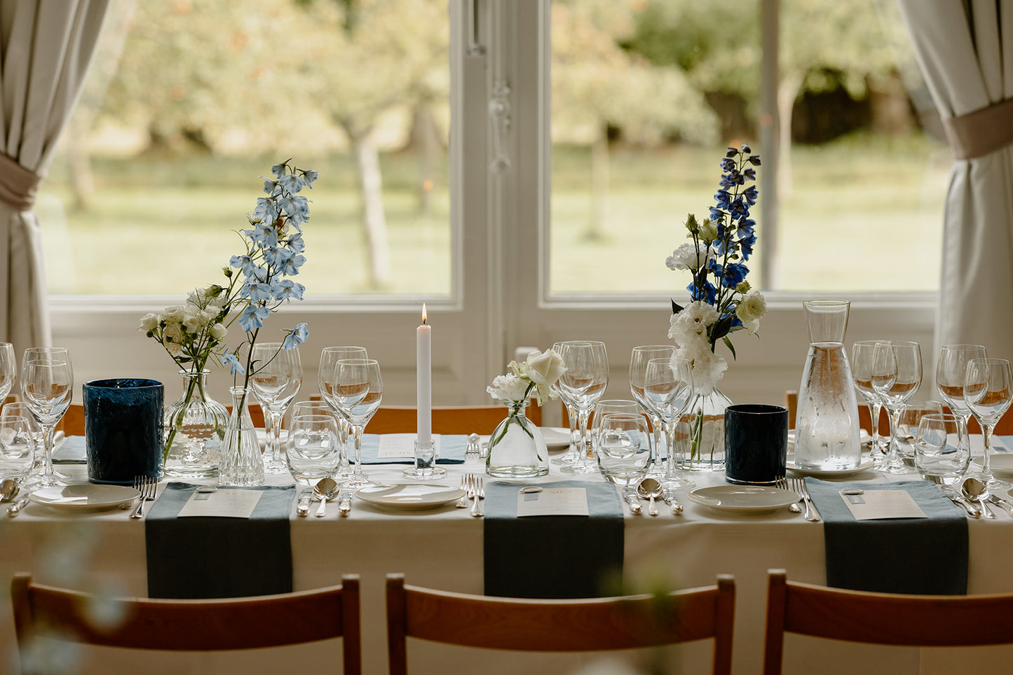 Servetten // licht blauw