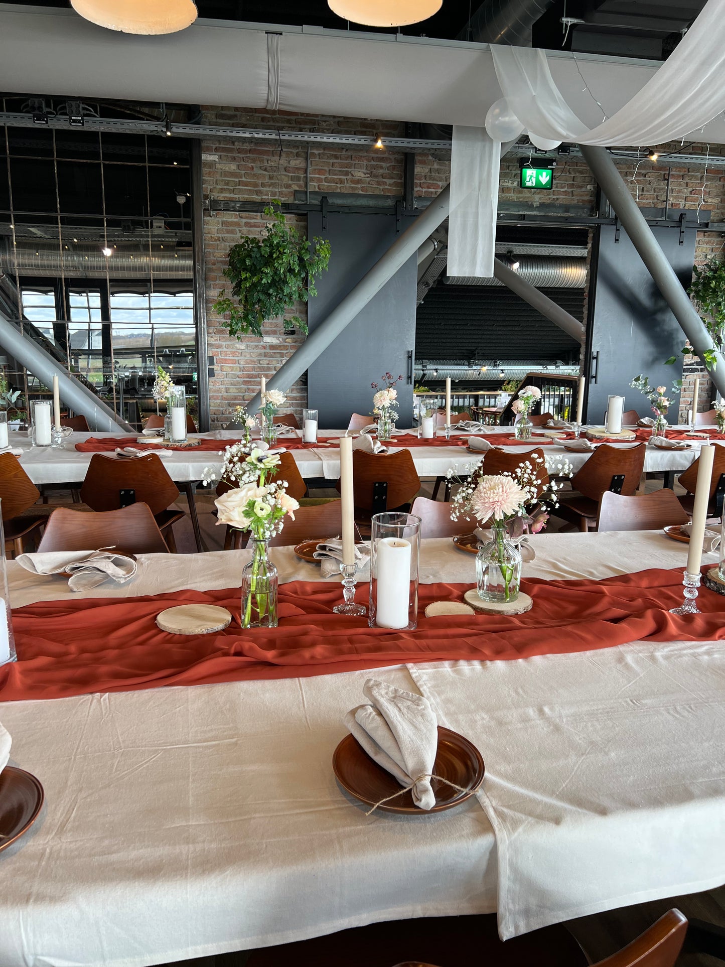 Tafel lopers Terra / rood